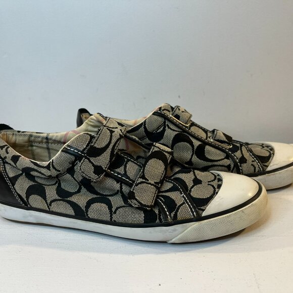 Coach Women's Britt Signature Logo Sneaker Shoes Women's - Size 8.5B - Picture 2 of 6